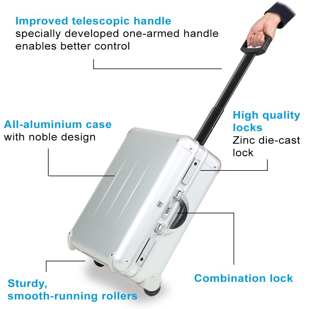 bwh Koffer ALUpur Trolley Vorteile