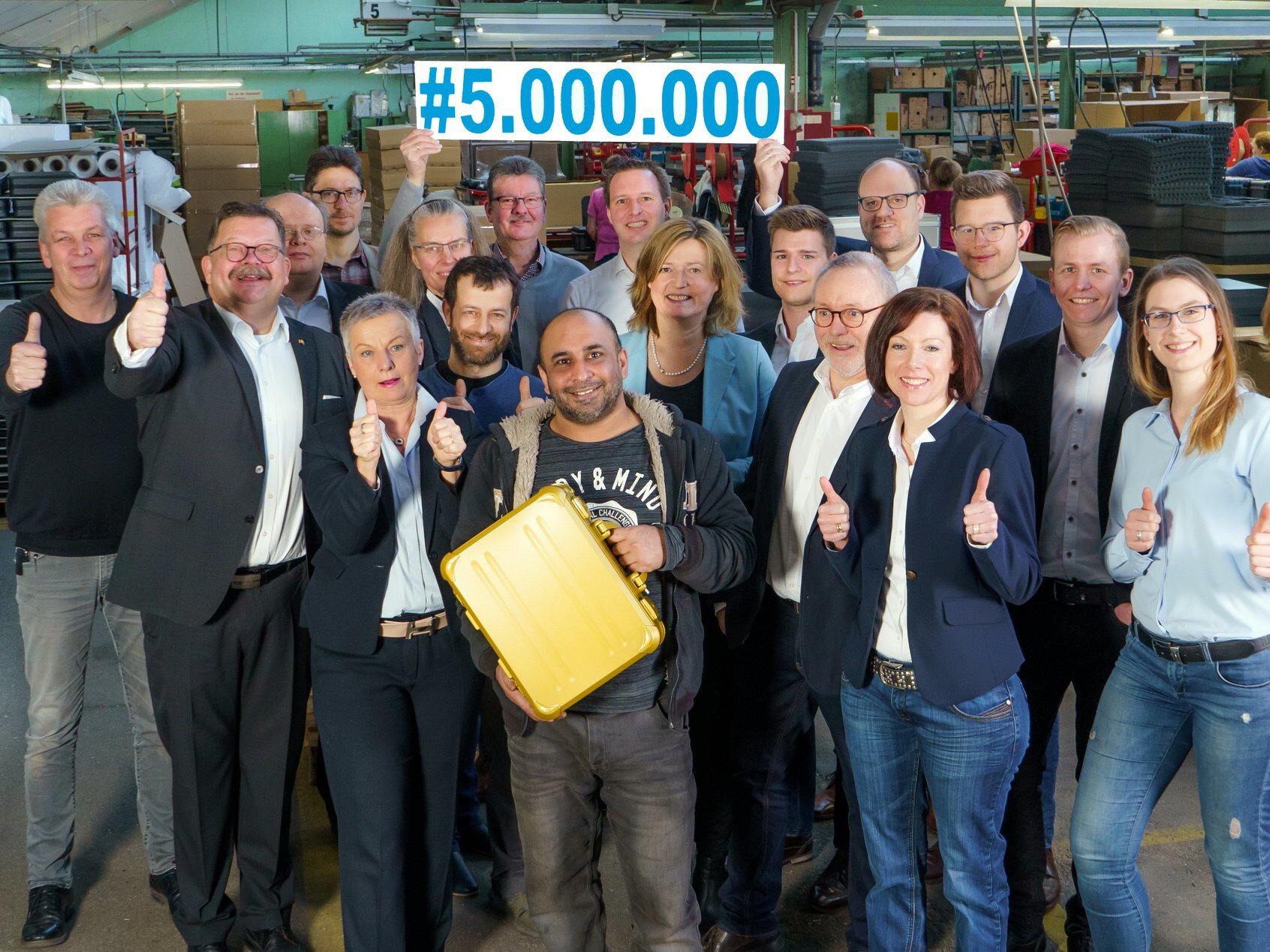 bwh Koffer Jubiläum - 5 Millionen Koffer