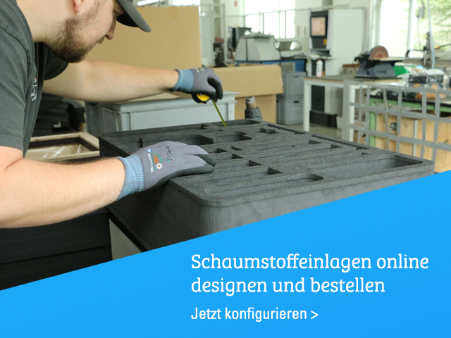 Schaumstoffeinlagen online konfigurieren