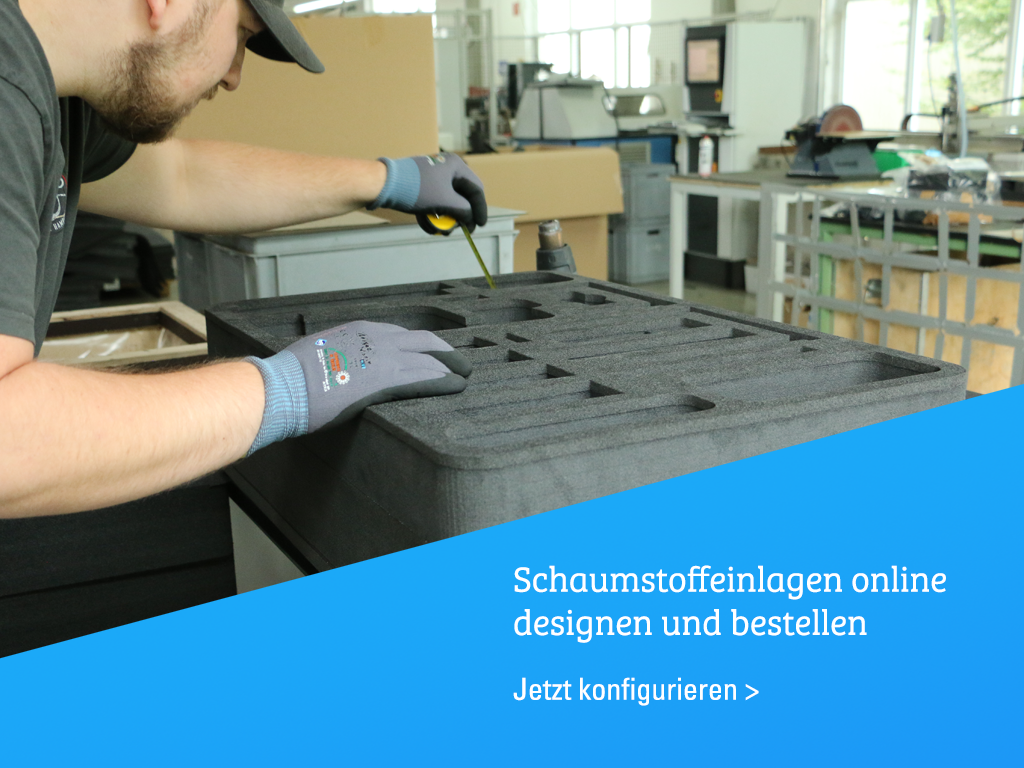 Schaumstoffeinlagen online konfigurieren