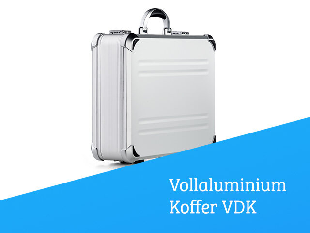 Vollaluminium Koffer Design