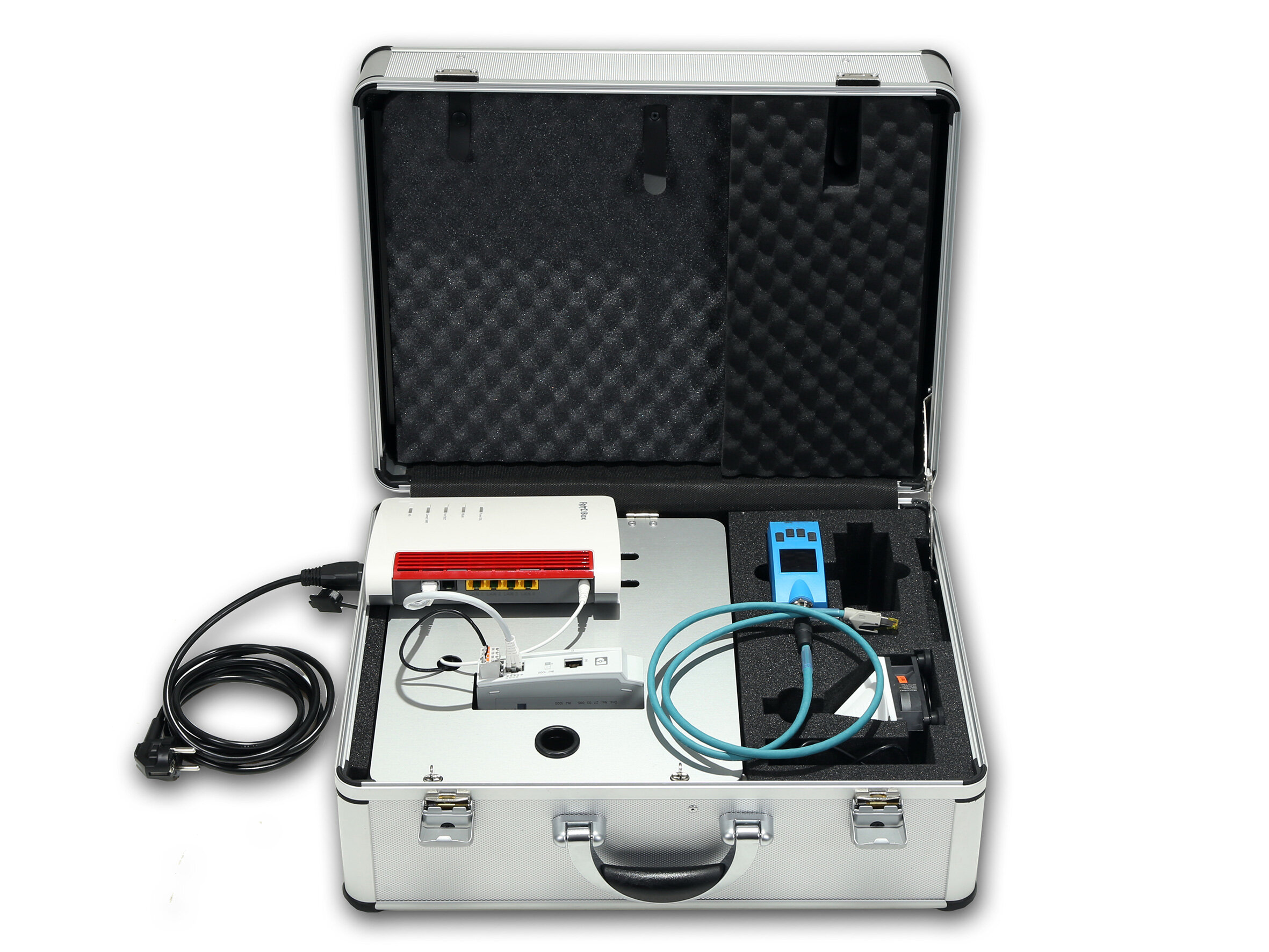 Demo-Koffer für Sensoren mit Elektroanschluss